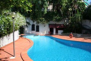 Ulkouima-allas, aurinkotuoleja