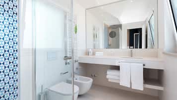 Classic Room, 1 Bedroom | Bathroom | Shower, hair dryer, slippers, towels