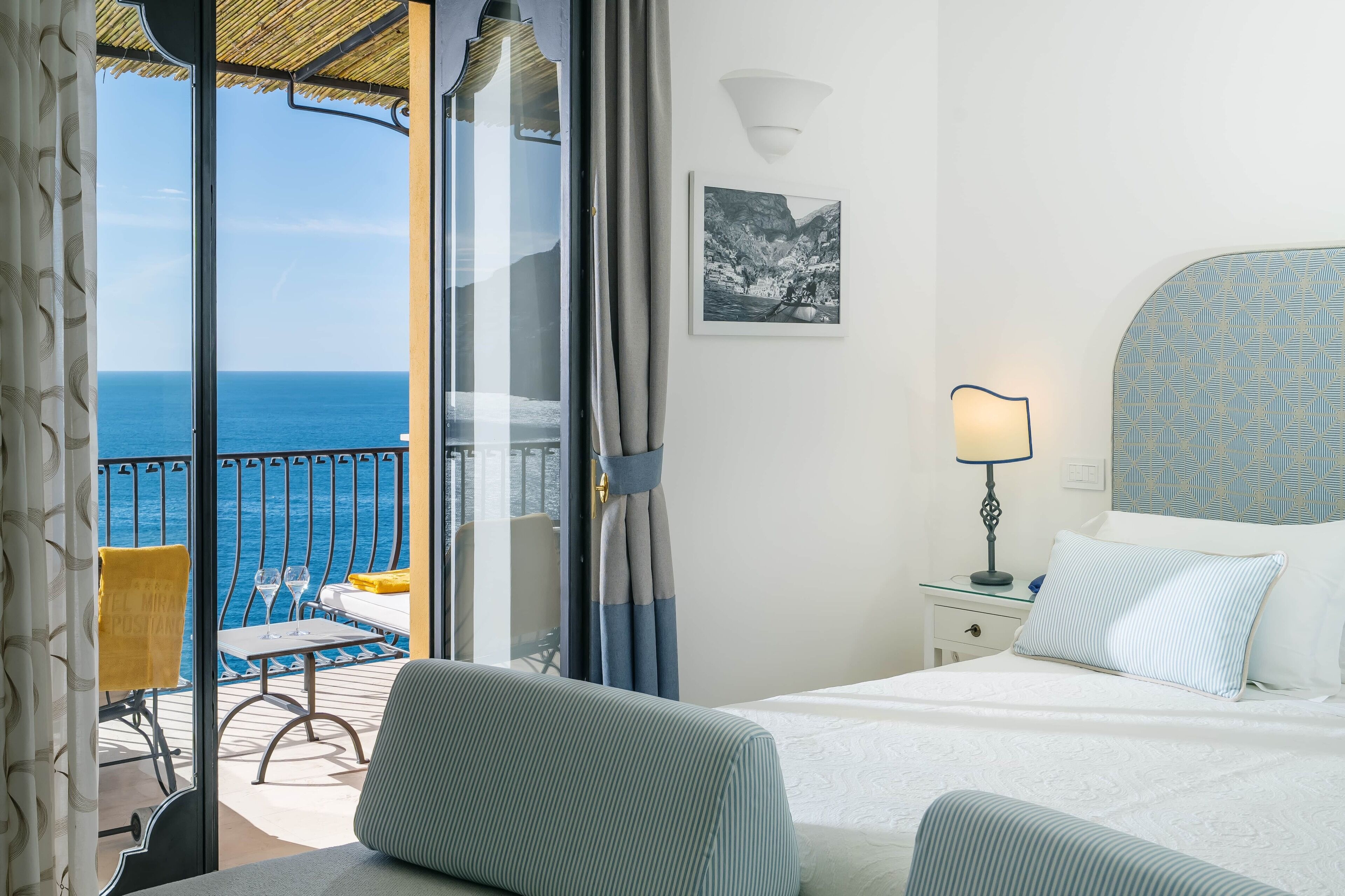 junior suite, balcony, sea view | 2 bedrooms, premium bedding, minibar, in-room safe