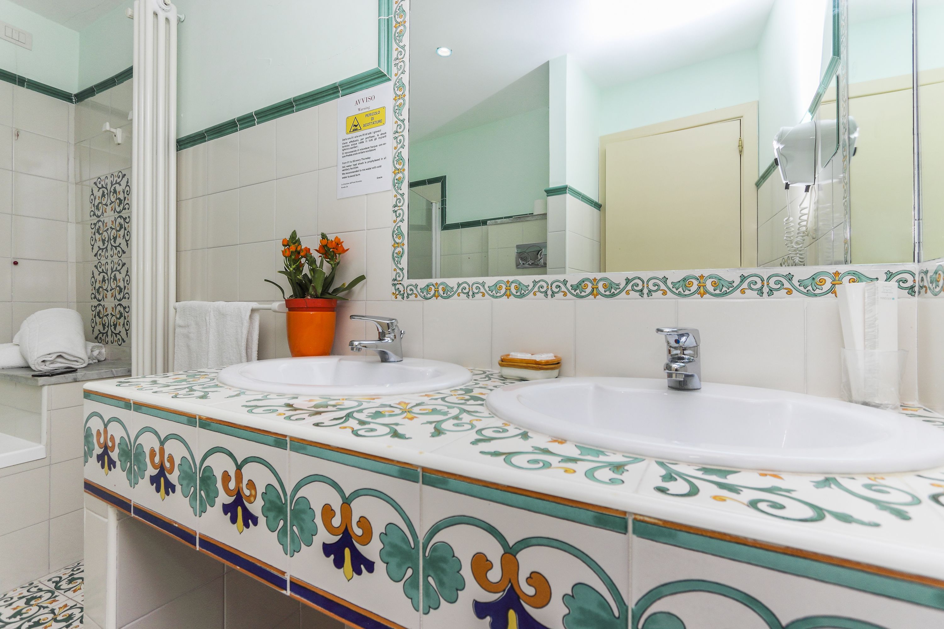 standard double or twin room | bathroom | rainfall showerhead, free toiletries, hair dryer, bidet