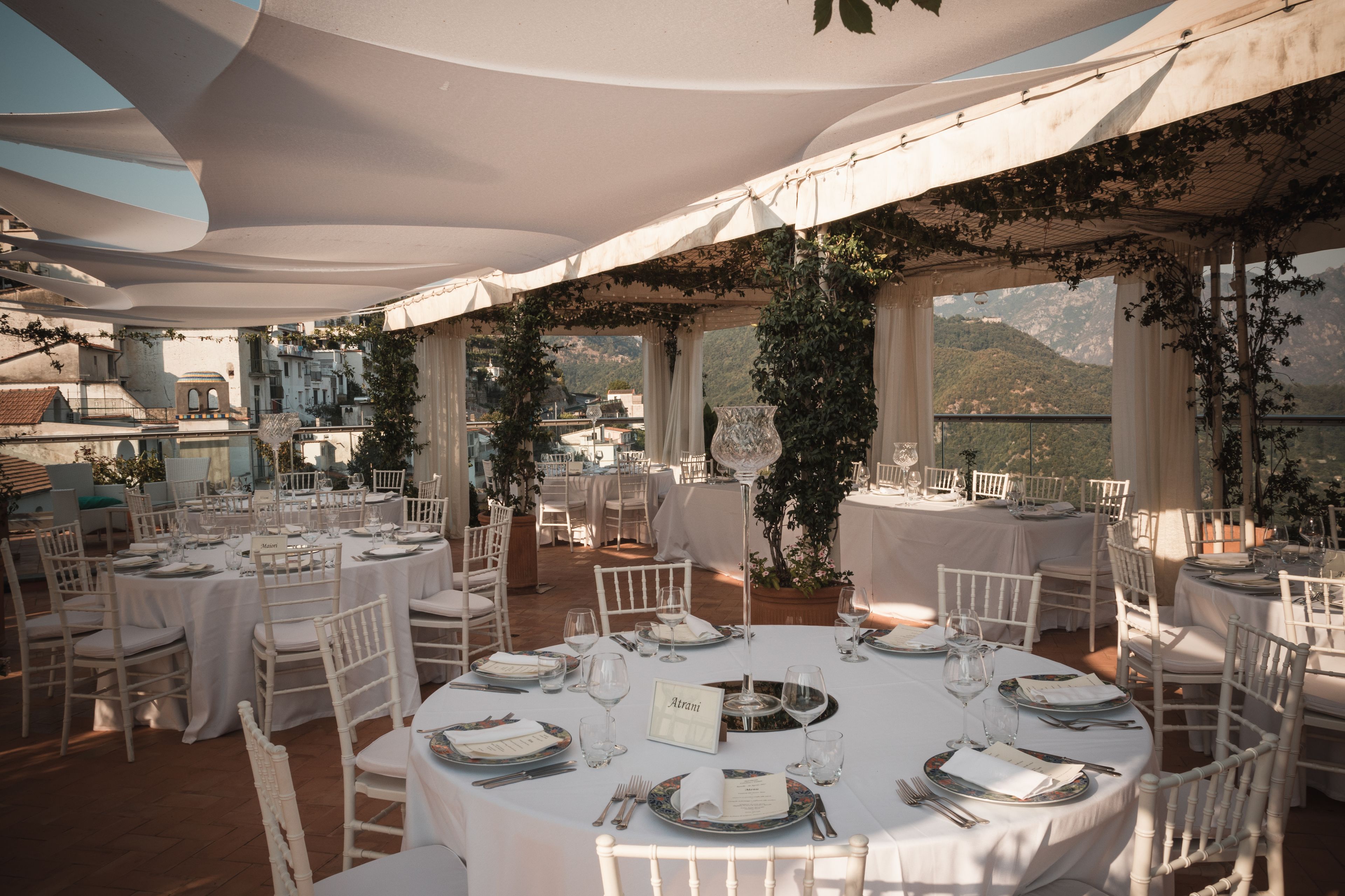 Espace banquet en plein air