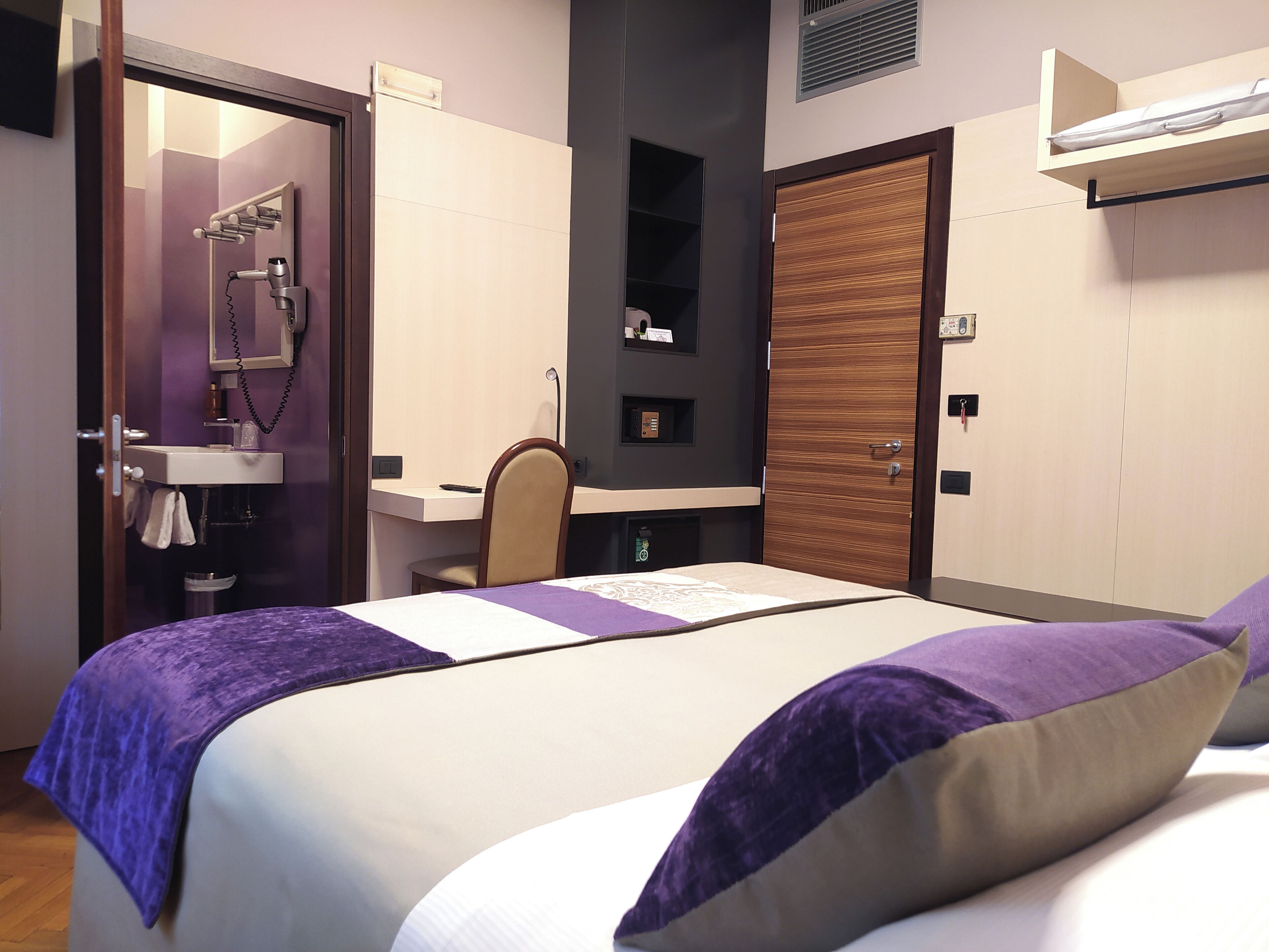 double or twin room | frette italian sheets, premium bedding, down duvets, memory-foam beds