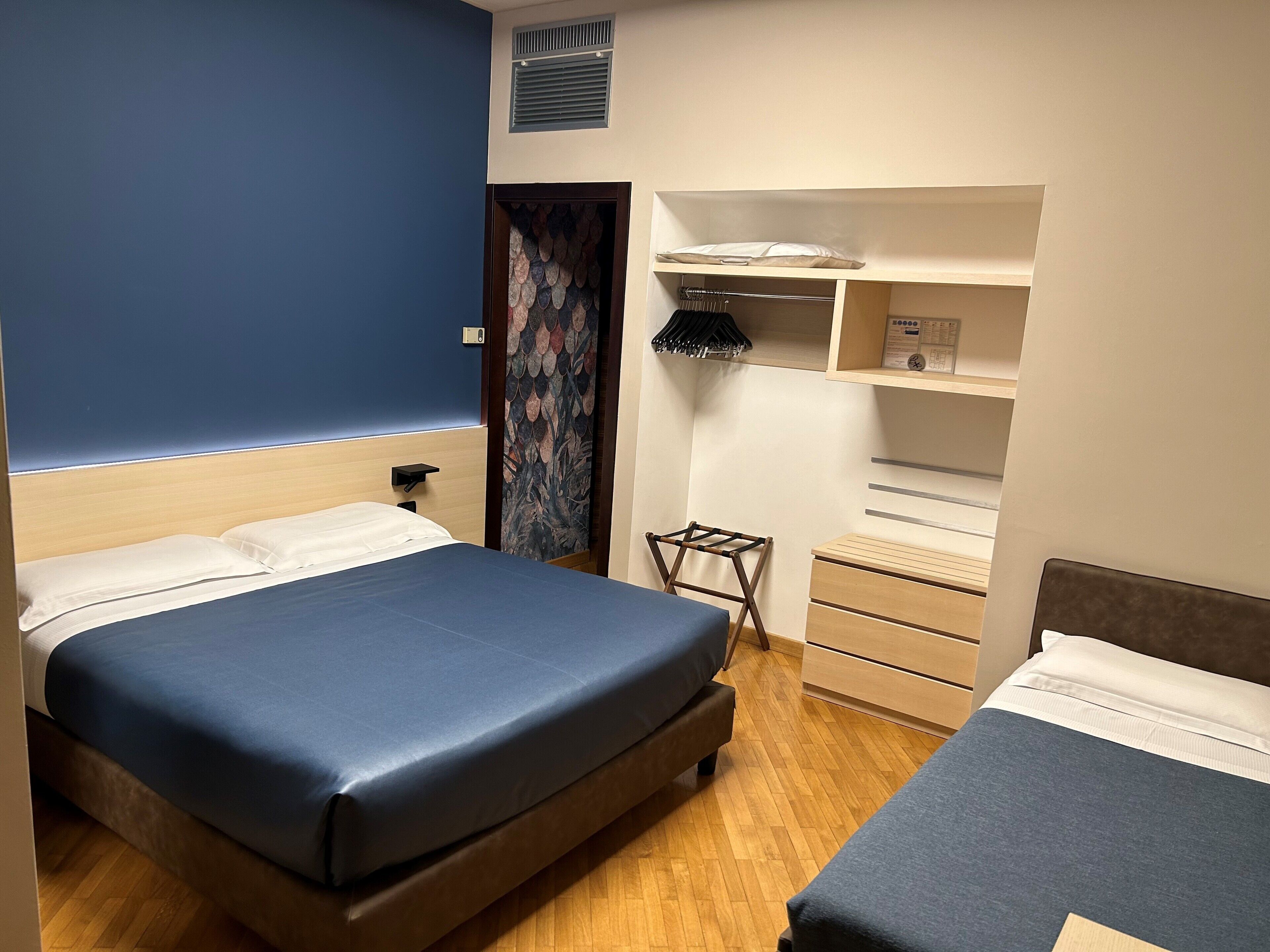 triple room | frette italian sheets, premium bedding, down duvets, memory-foam beds