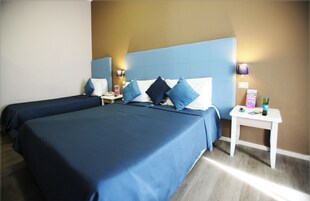 Vierpersoonskamer | Lakens van Egyptisch katoen, luxe beddengoed, Select Comfort-bedden