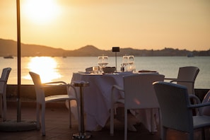 Couples dining