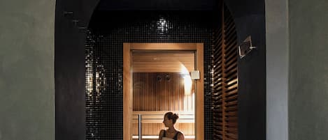 Sauna, hot tub, Turkish bath, body treatments, facials, 1 treatment room