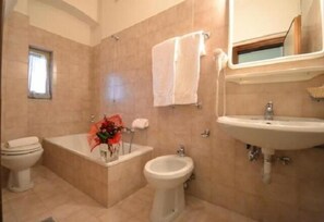 Free toiletries, hair dryer, towels
