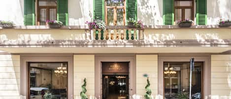 Façade de l’hébergement