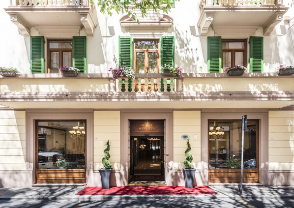 Façade de l’hébergement