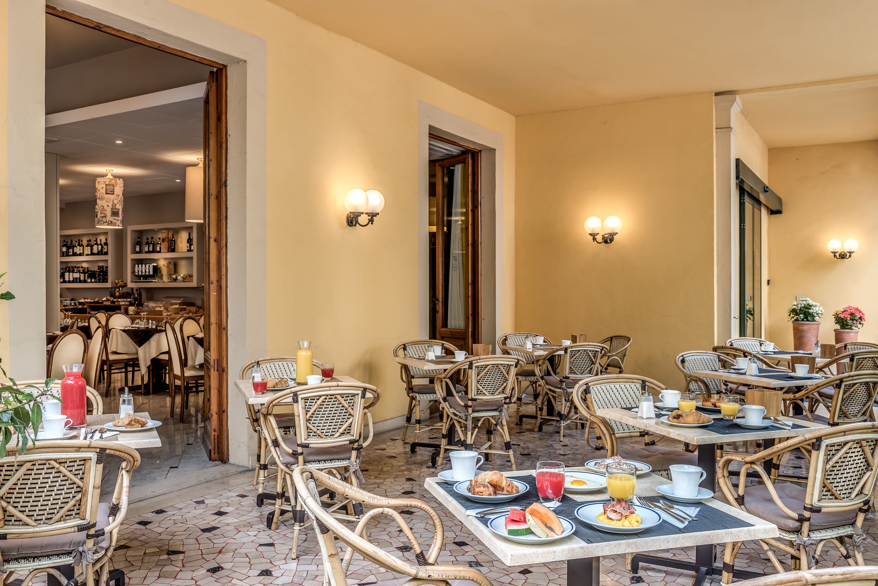 daily buffet breakfast (eur 15 per person)