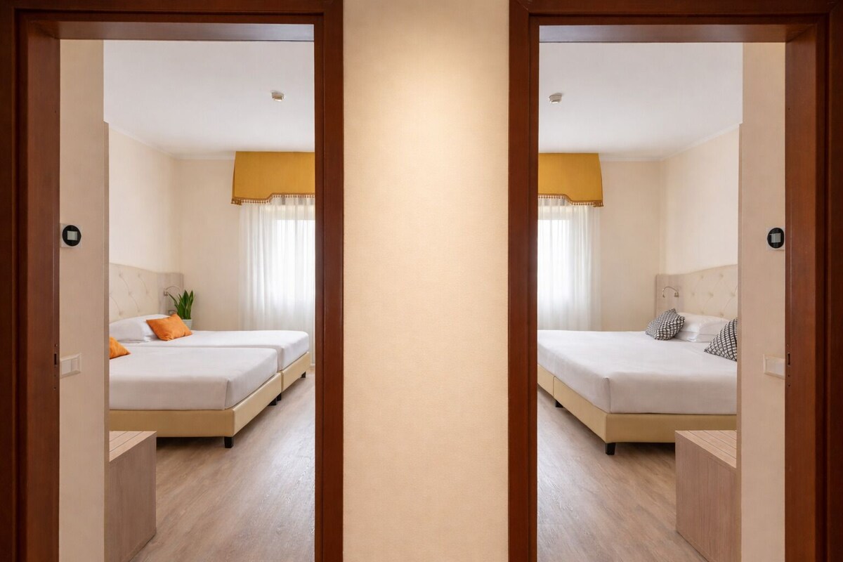 Premium Quadruple Room, 2 Bedrooms | Down comforters, minibar, in-room safe, desk