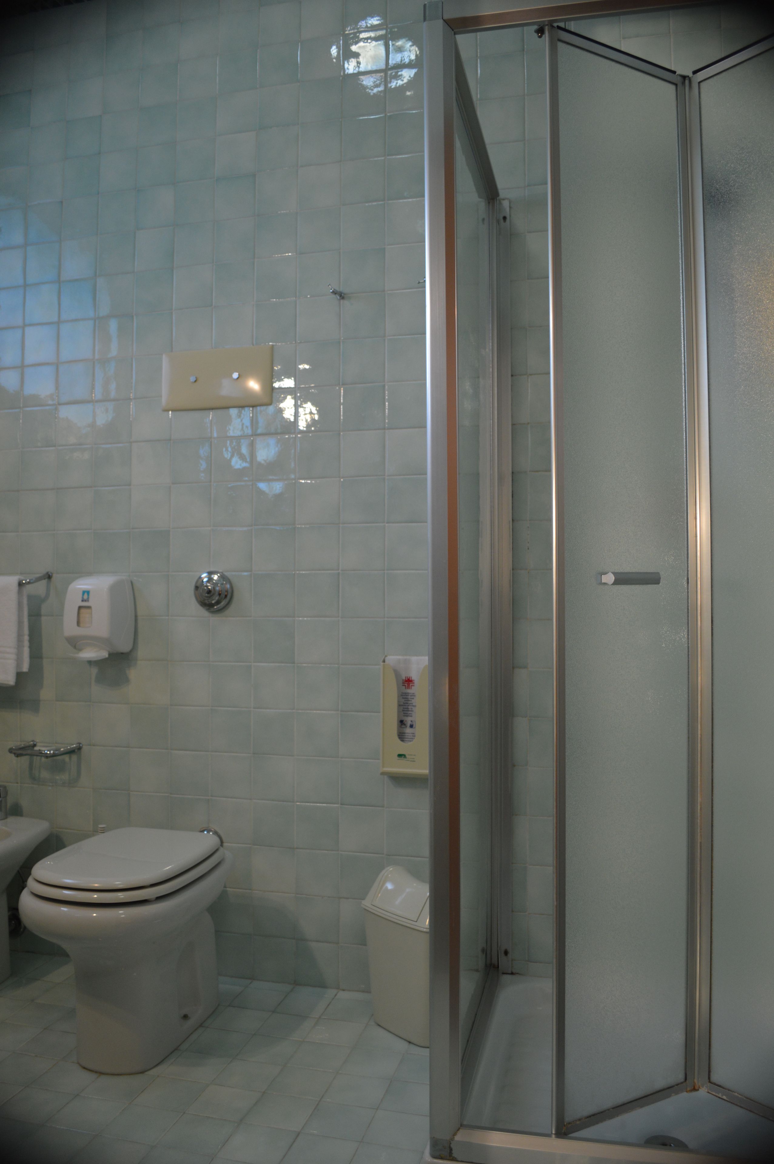 shower, free toiletries, hair dryer, bidet