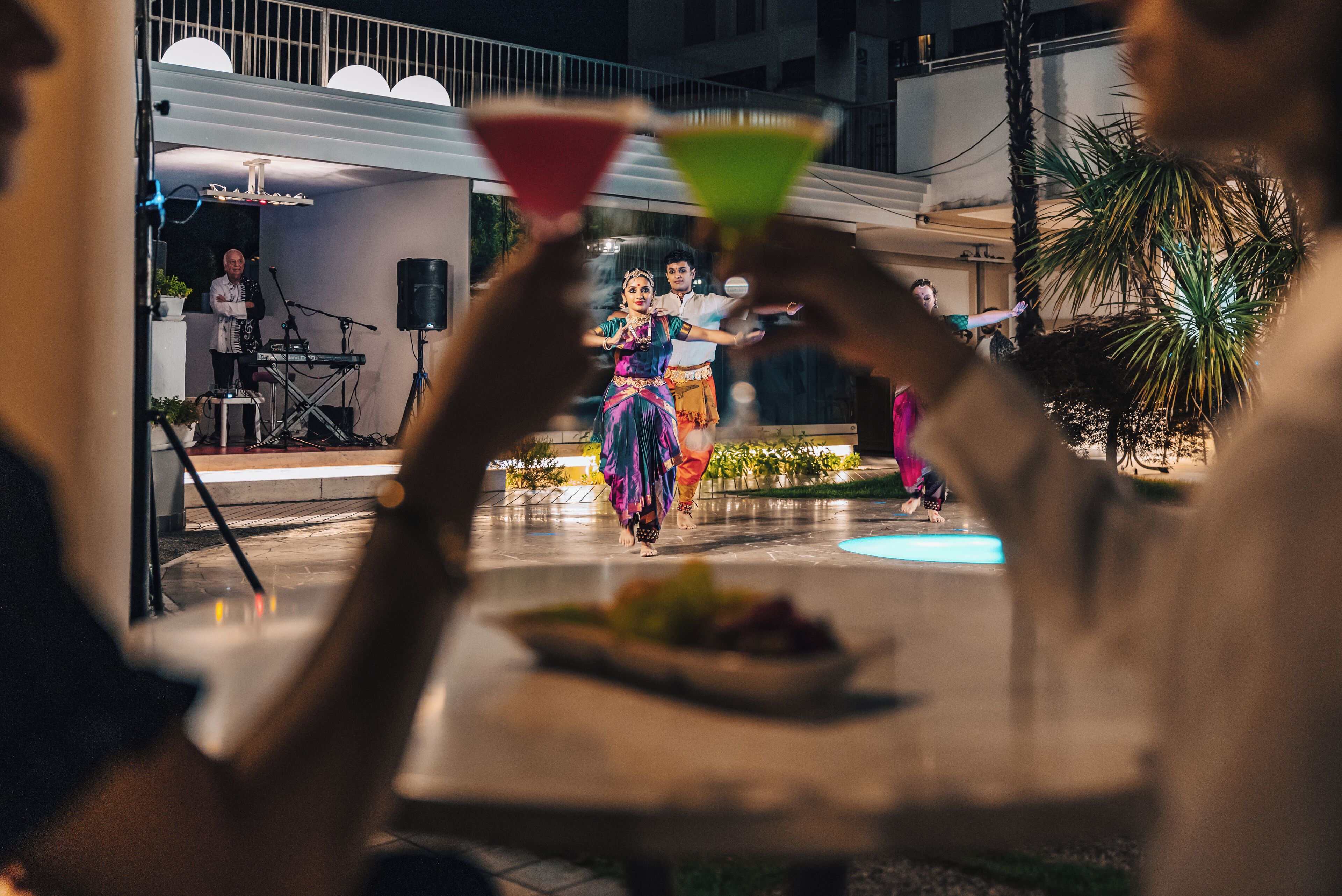 Außenbereich für Bankette