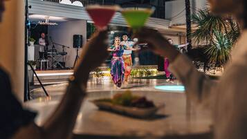 Aussenbereich fĂŒr Bankette