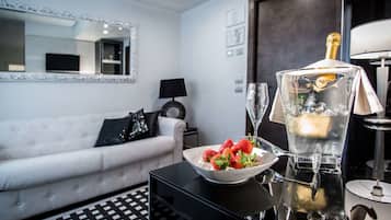 Junior-Suite, 1Â King-Bett, Nichtraucher (Living Room) | Wohnbereich