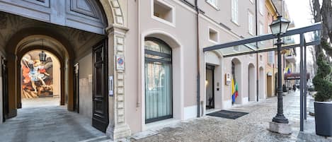 Majoituspaikan julkisivu