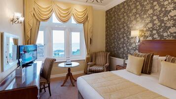 Premium bedding, minibar, in-room safe, desk