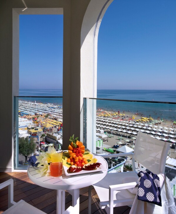 Vue sur la plage/l’océan