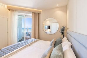 Ropa de cama de alta calidad y minibar 