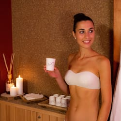 Couples treatment rooms, sauna, hot tub, steam room, hot springs