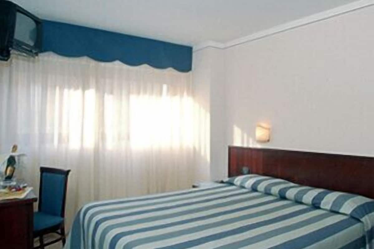 comfort double room | in-room safe, desk, blackout curtains, iron/ironing board