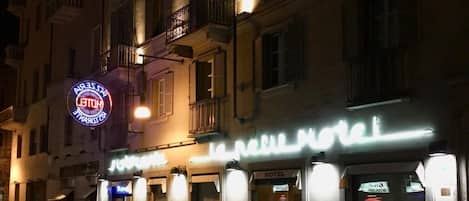 Front of property - evening/night
