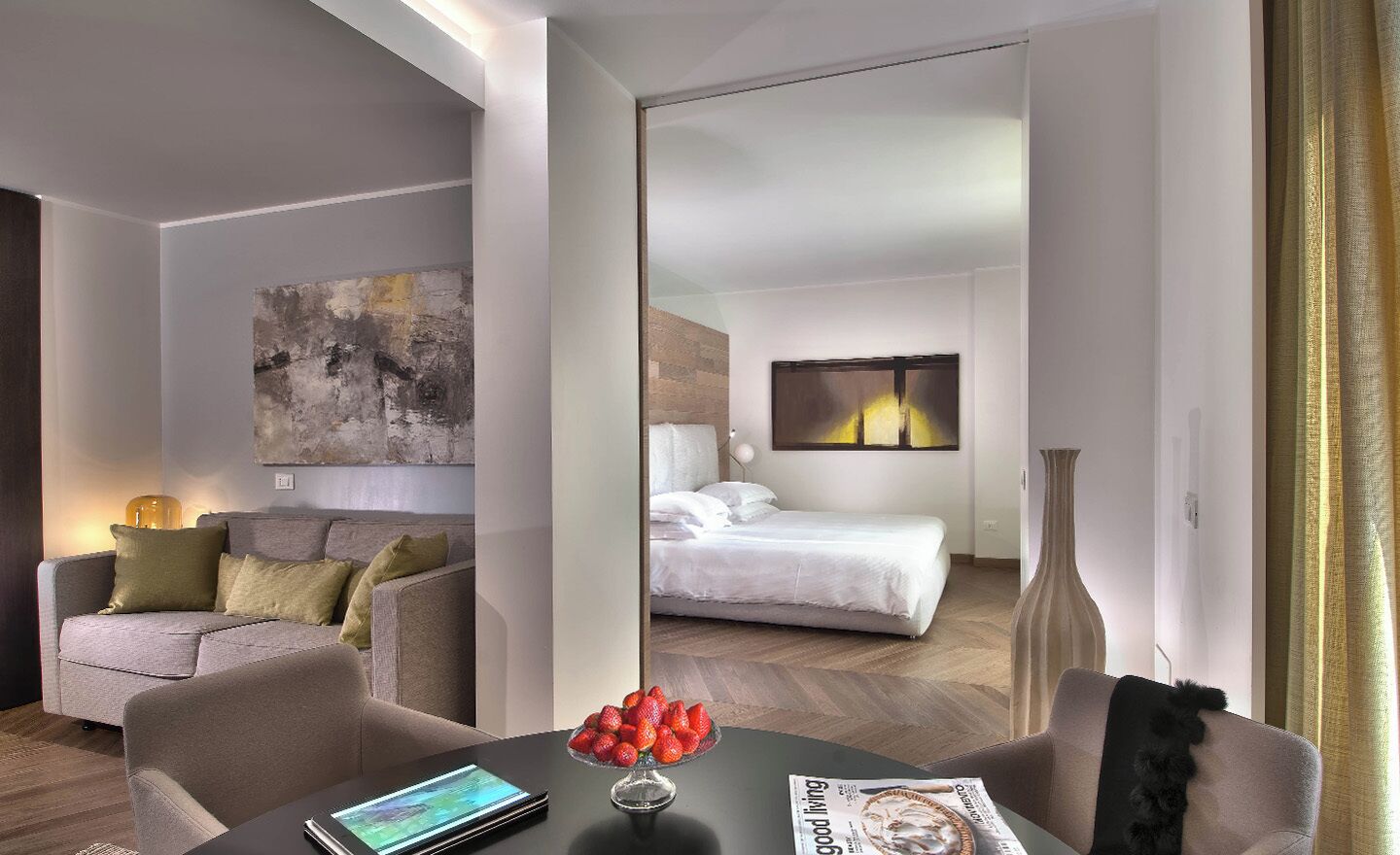 Vital Suite | Biancheria da letto di alta qualità, minibar, una cassaforte in camera