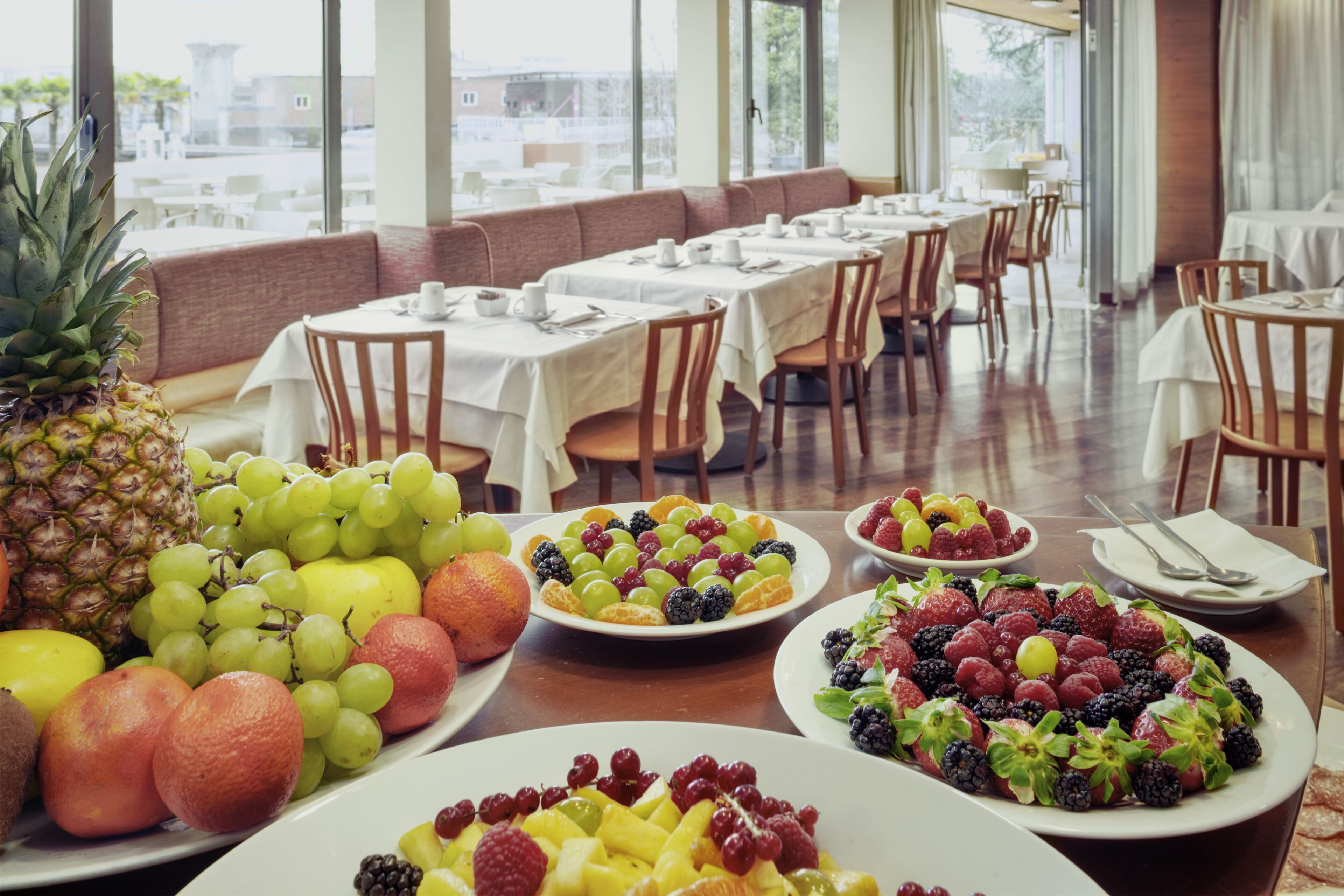 Se ofrece un desayuno bufé todos los días (por un coste adicional)