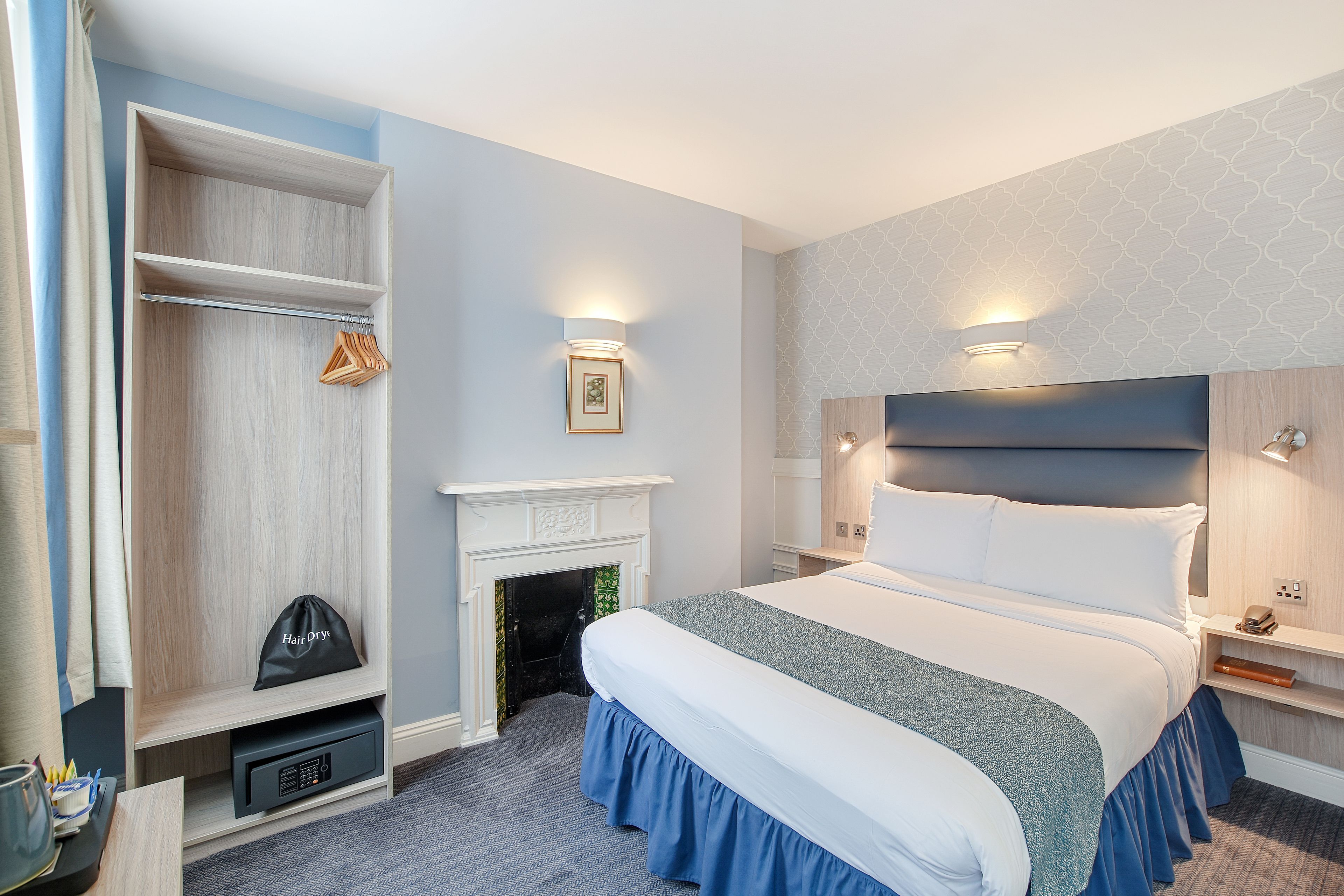 double room | in-room safe, desk, blackout curtains, soundproofing