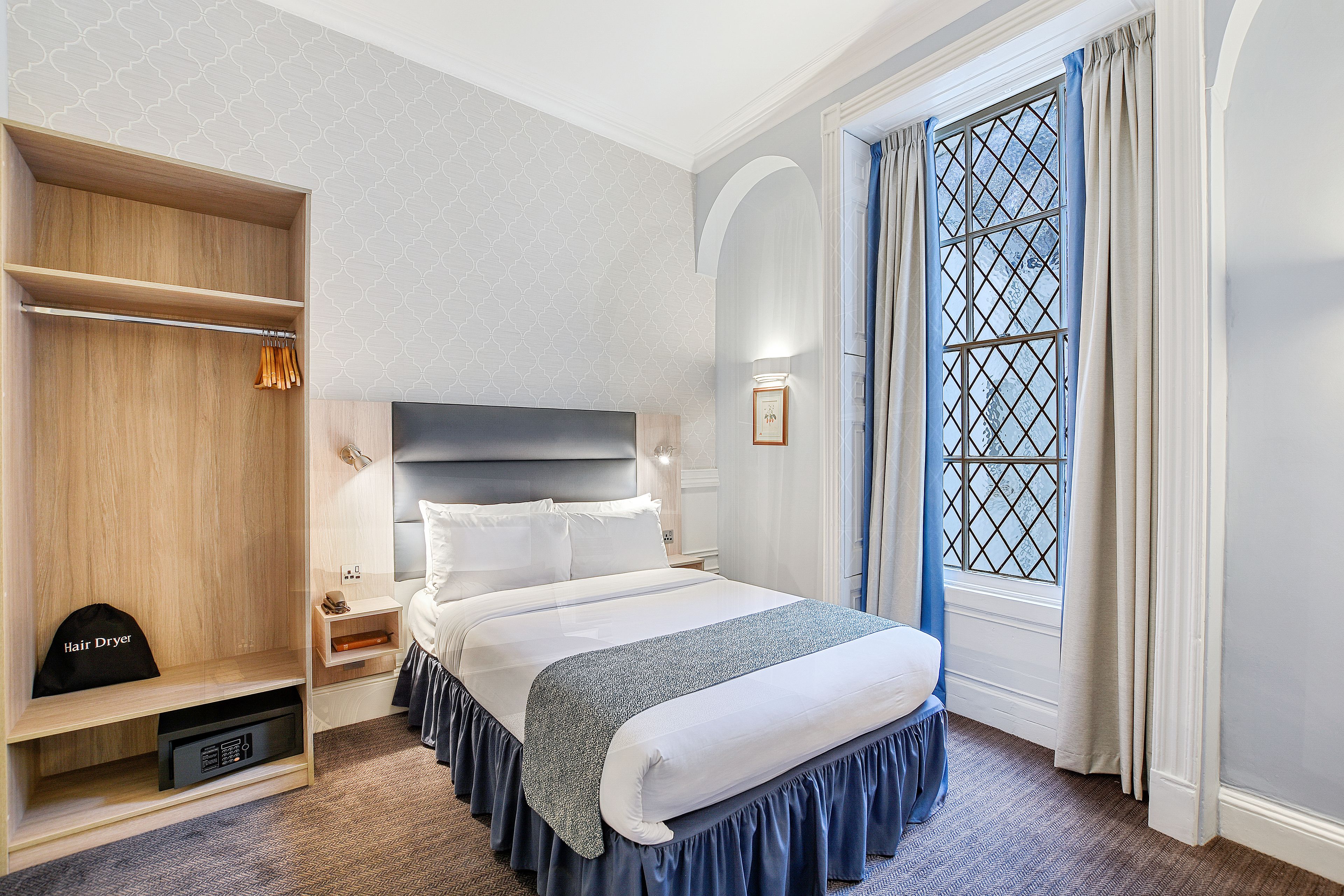 double room | in-room safe, desk, blackout curtains, soundproofing