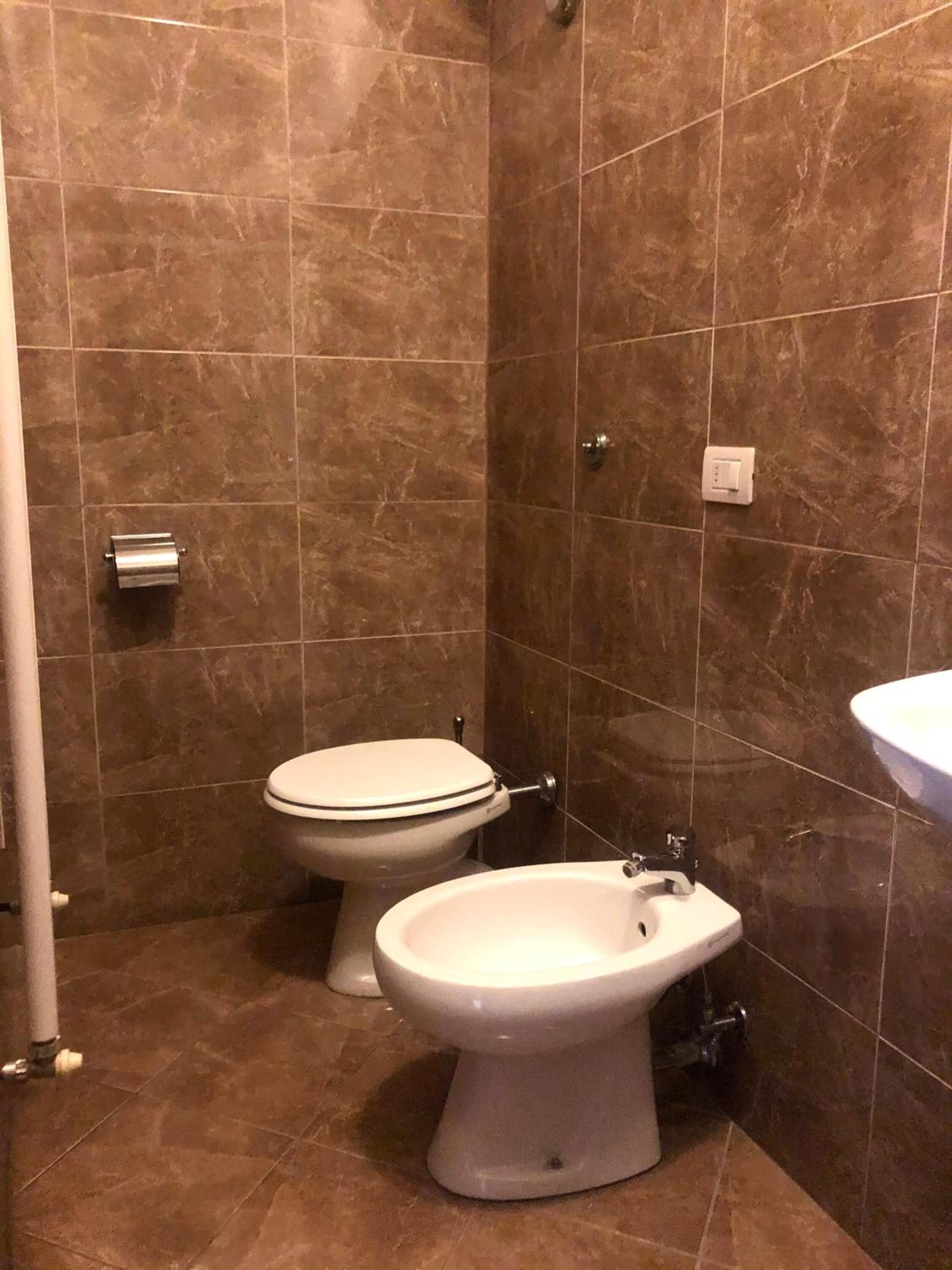 shower, free toiletries, hair dryer, bidet