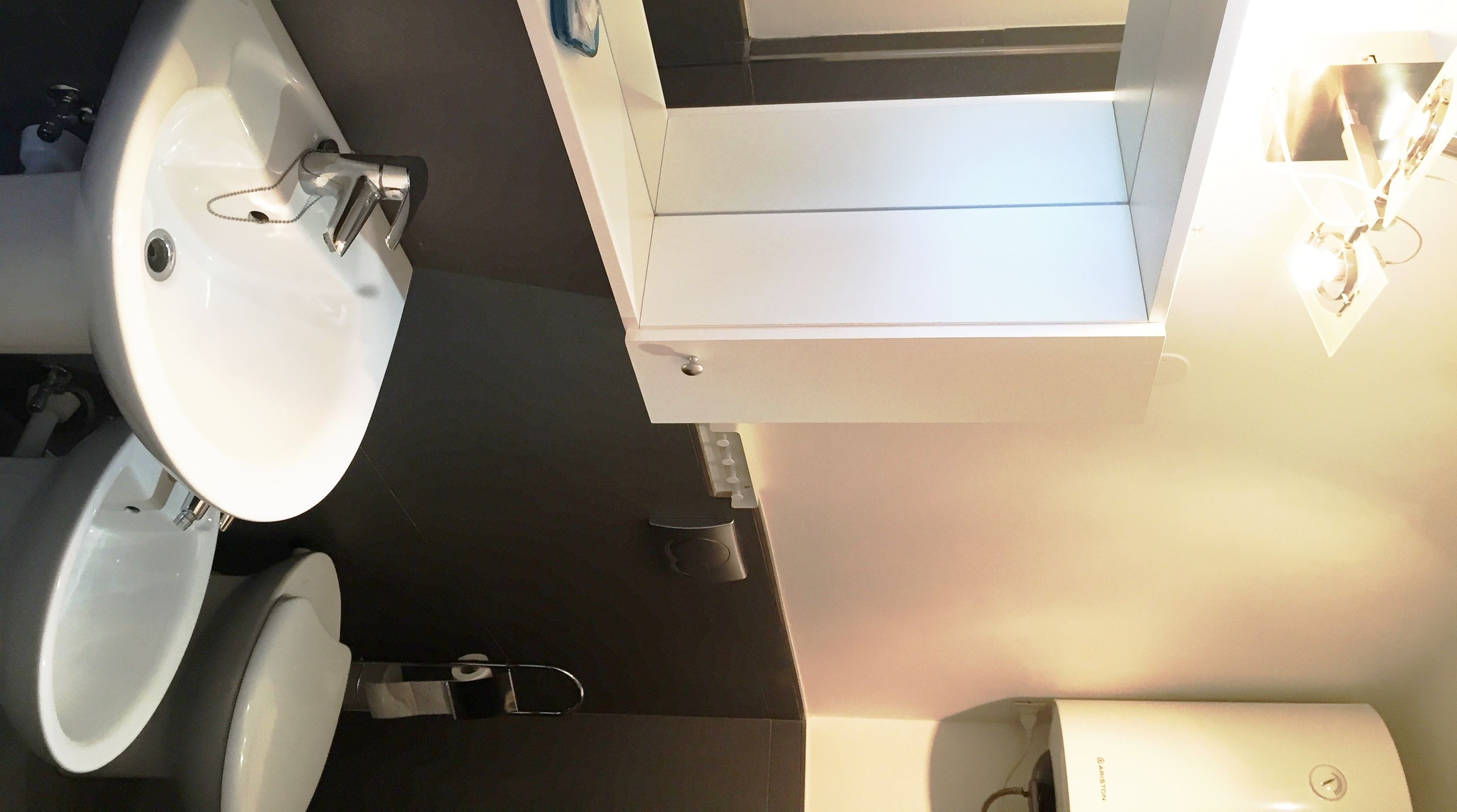 free toiletries, hair dryer, slippers, bidet