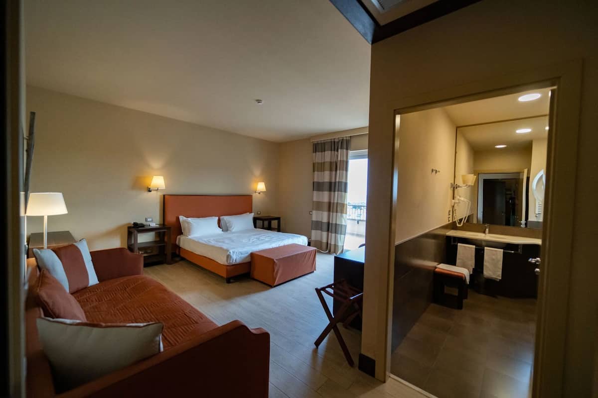 Minibar y caja de seguridad en la habitación