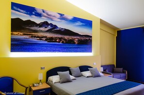 Superior Double Room | Minibar, in-room safe, individually decorated, desk