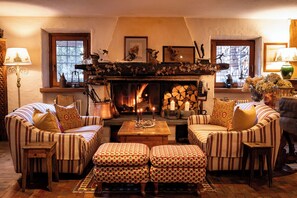 Sitteområde i lobbyen