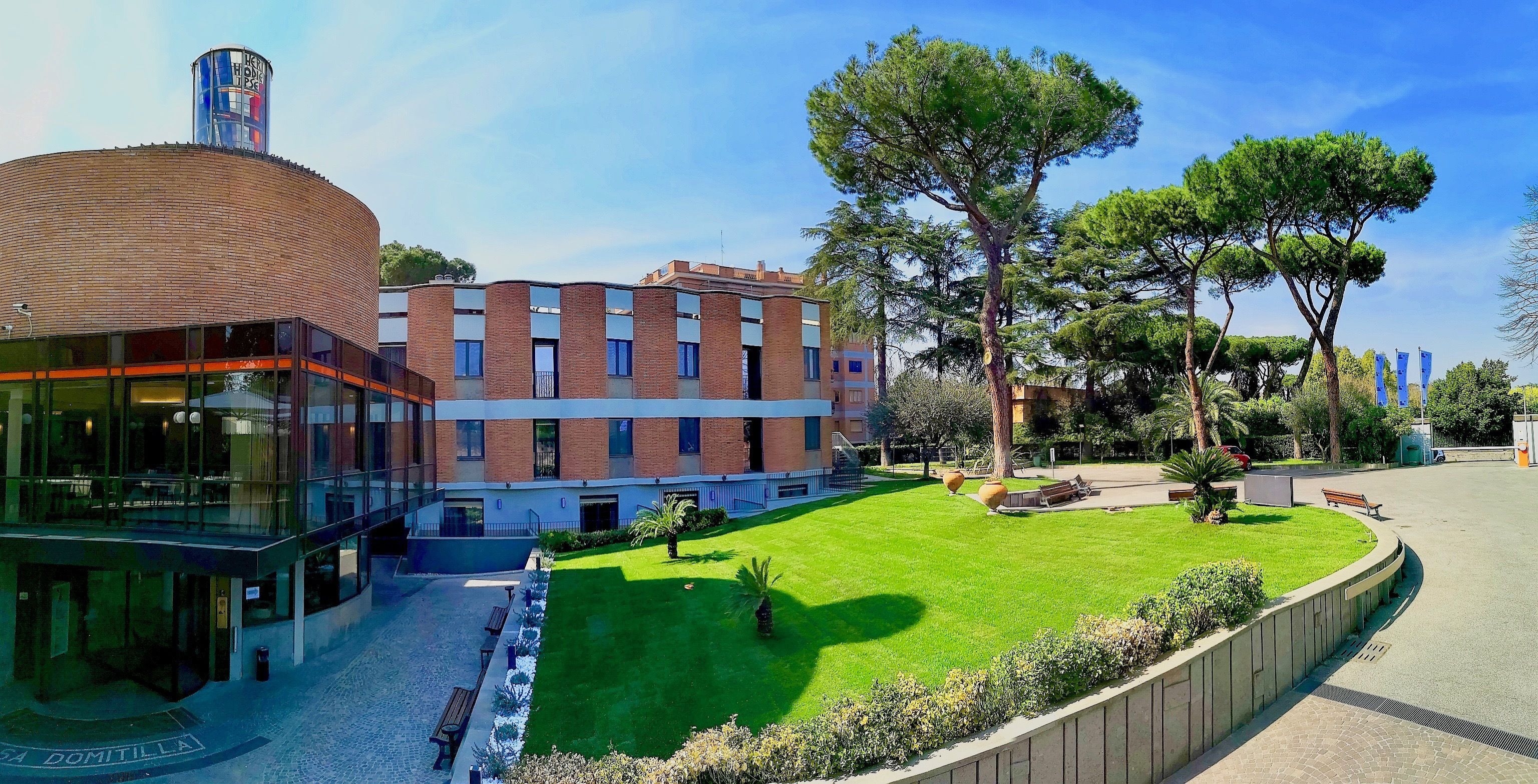 Overnatningsstedets indgangsparti