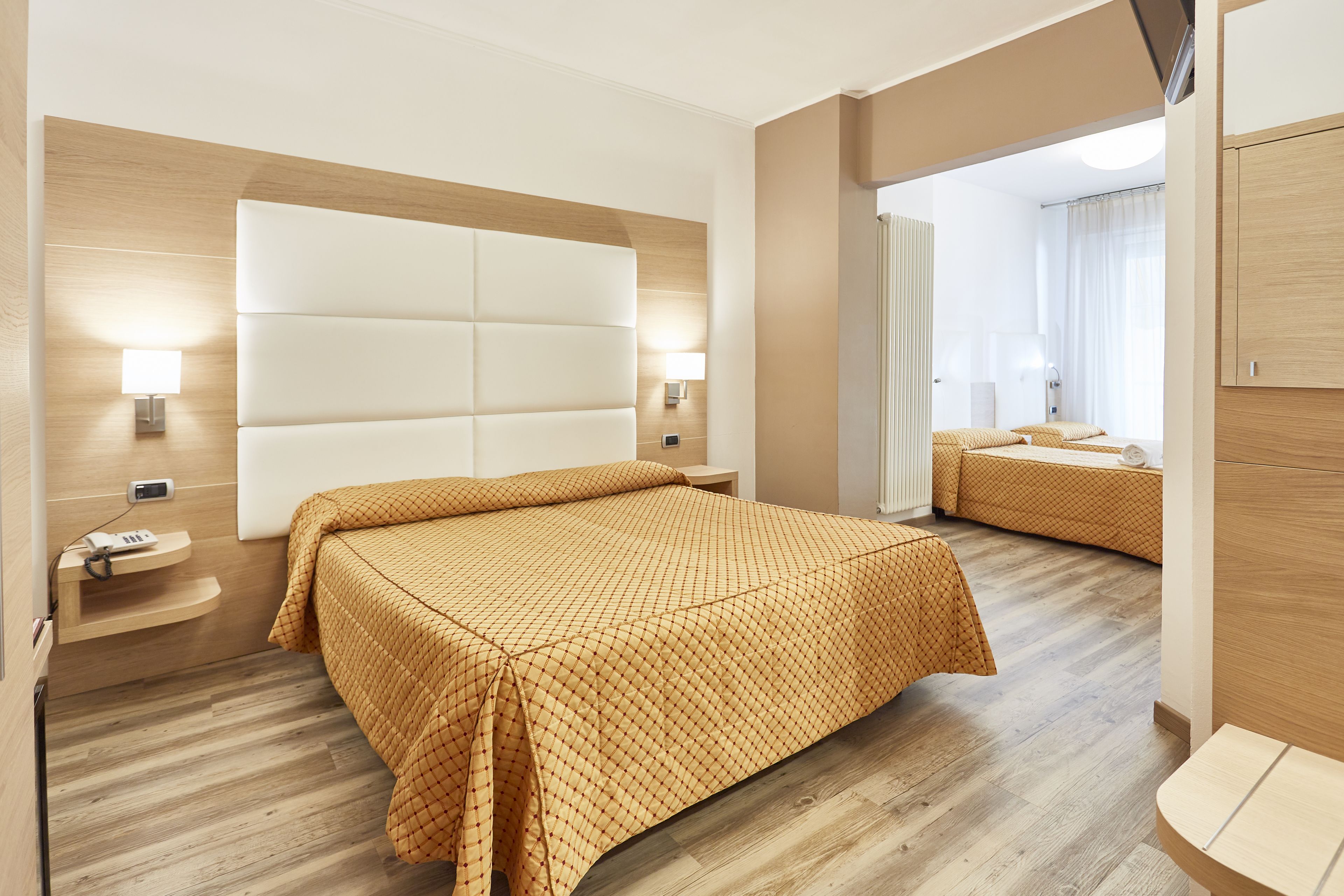 triple room | frette italian sheets, premium bedding, down duvets, memory-foam beds