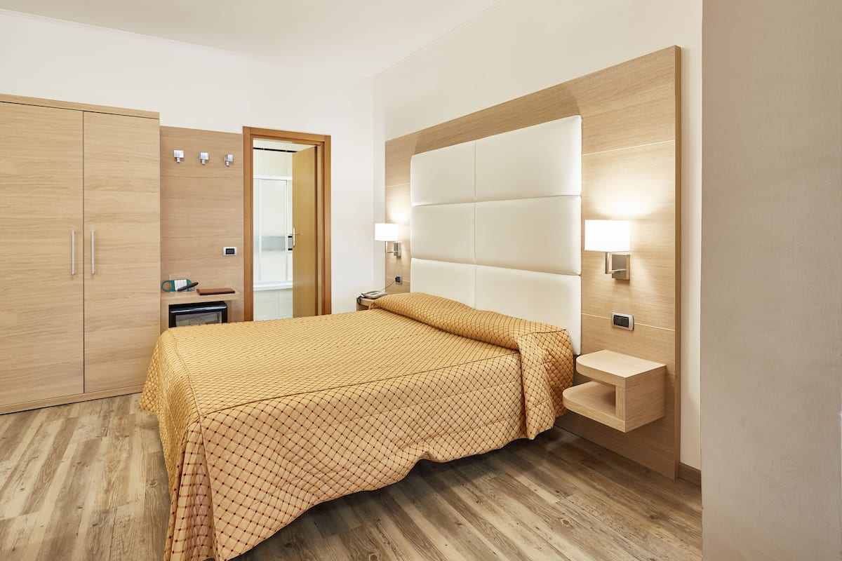 double room | frette italian sheets, premium bedding, down duvets, memory-foam beds