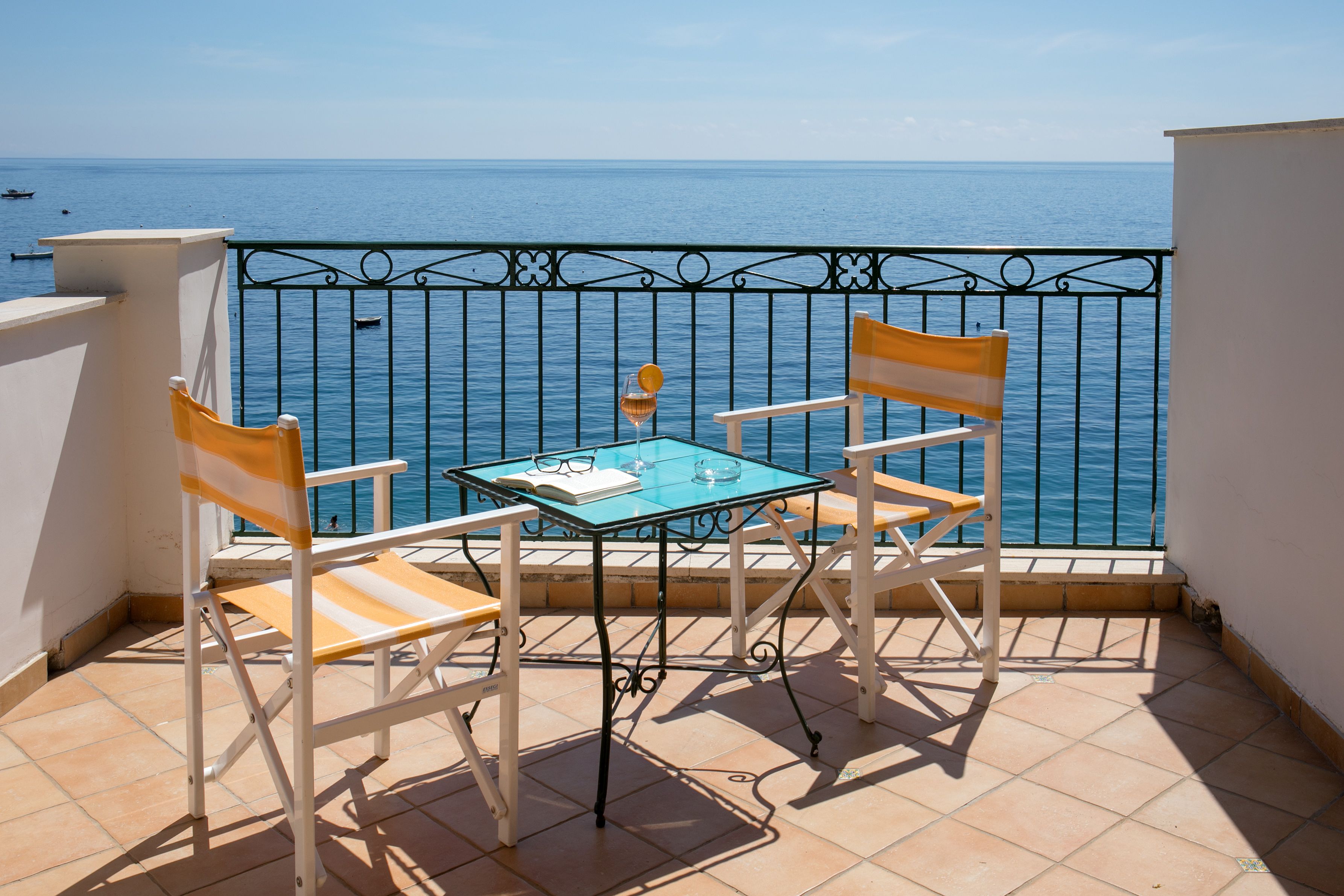 comfort triple room, terrace, sea view | balcony