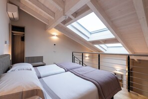 Camera familiare su 2 livelli | Hochwertige Bettwaren, Daunenbettdecken, Minibar, Zimmersafe