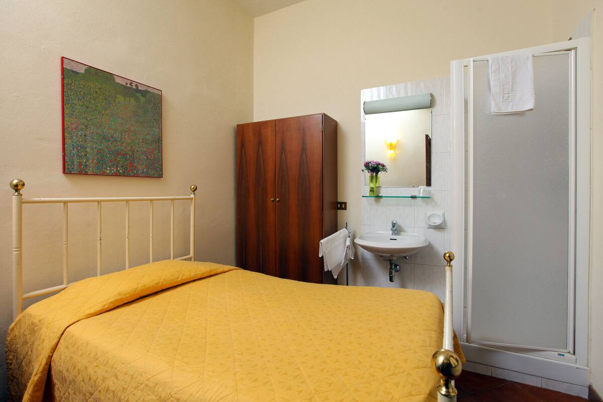 Economy Single Room, Non Smoking, Shared Bathroom | Minibar, in-room safe, desk, laptop workspace