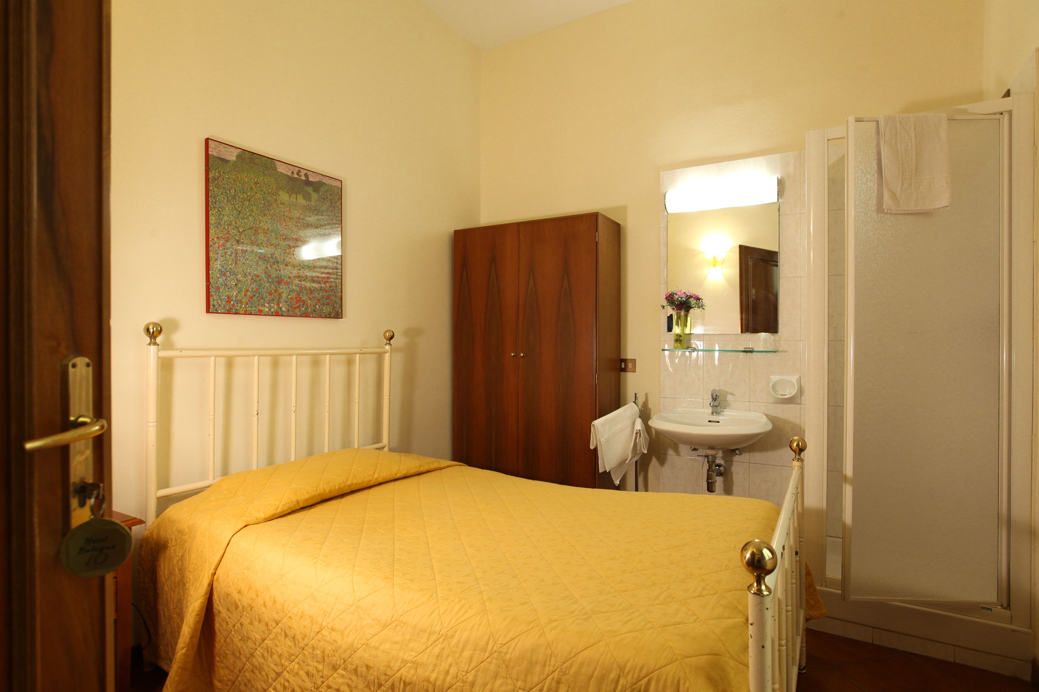 economy single room, non smoking, shared bathroom | minibar, in-room safe, desk, laptop workspace
