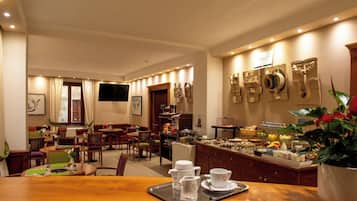 Daily buffet breakfast (EUR 15 per person)