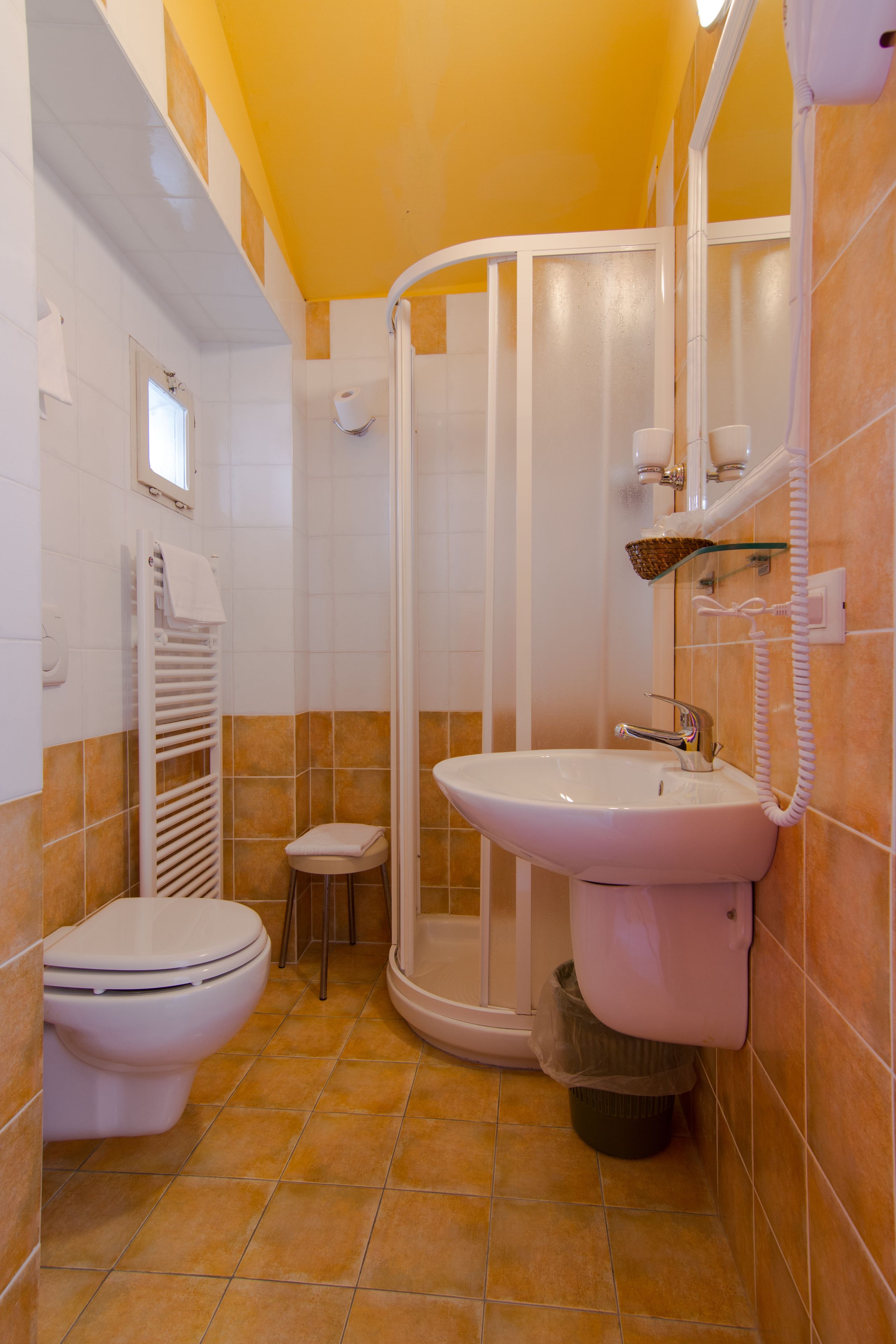 shower, rainfall showerhead, free toiletries, hair dryer