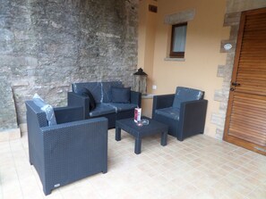 Sala de estar en el lobby