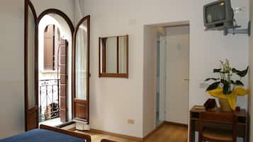 Double Room, 1 Large Twin Bed, Terrace, City View | Down comforters, in-room safe, desk, iron/ironing board