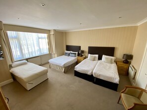 Family Quadruple Room, Multiple Beds | Free WiFi, bed sheets - Hinton Firs Hotel (Bournemouth)