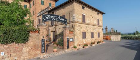 Façade de l’hébergement