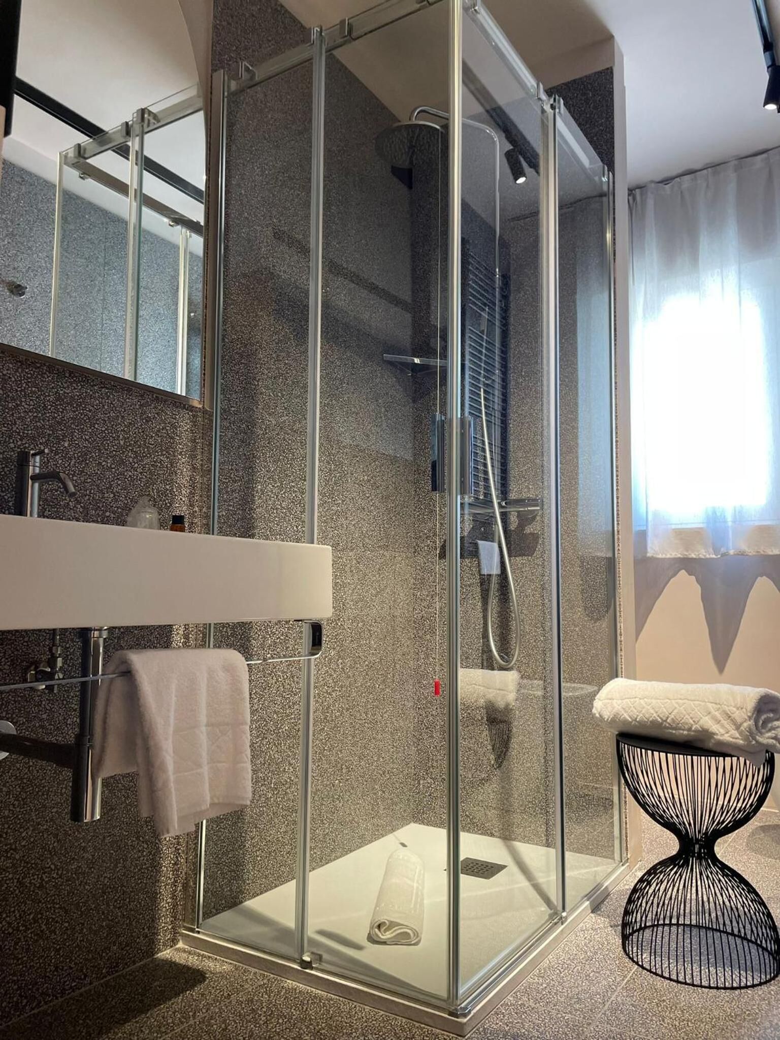 shower, free toiletries, hair dryer, bidet