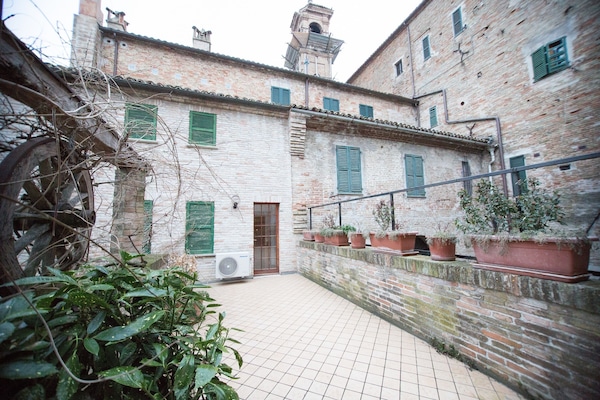 Vue depuis lâhĂ©bergement